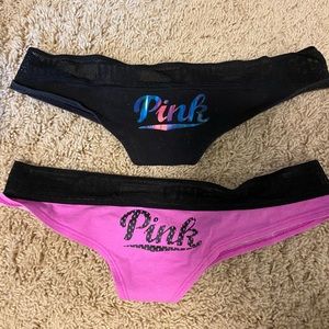 2 pairs of size M VS thongs